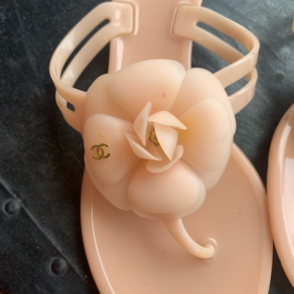 Chanel Women's Camelia Jelly Sandals - Picture 2 of 5